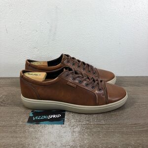Ecco Soft 7 Leather Whisky Brown Casual Sneakers Men's 8/8.5 EUR 42